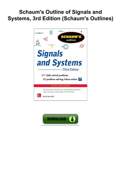 schaums outline of signals and systems 3rd edition schaums outlines Doc