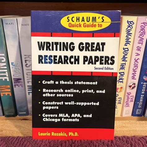 schaums quick guide to writing great research papers Doc