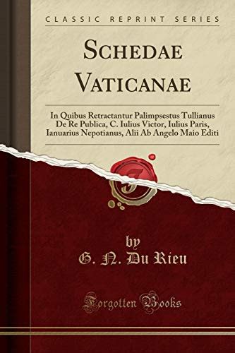 schedae vaticanae retractantur palimpsestus tullianus Doc
