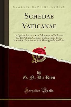 schedae vaticanae retractantur palimpsestus tullianus Doc