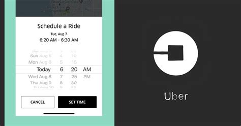 schedule a ride in uber