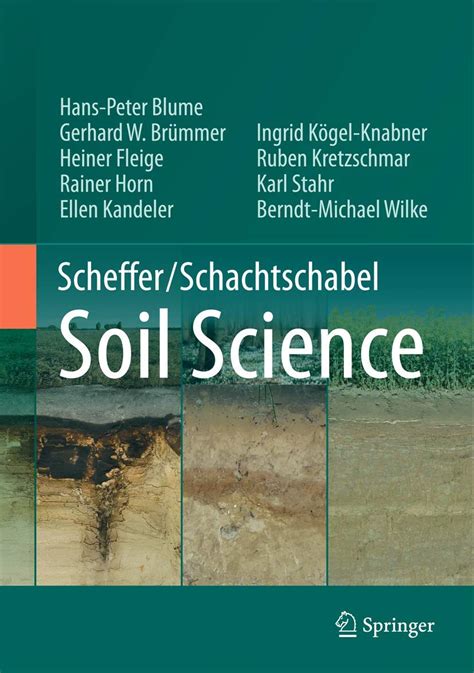 scheffer schachtschabelsoil science hans peter blume PDF