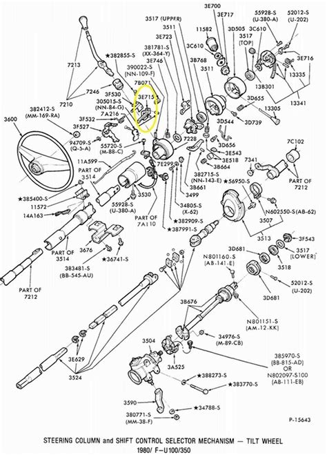 schematic drawing of 93 cabriolet steering column PDF