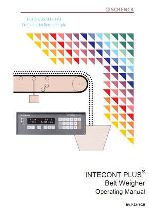 schenck intecont plus belt weigher user manual Epub