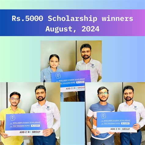 scholarship august 2024 -edu