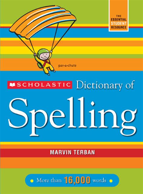 scholastic dictionary of spelling PDF