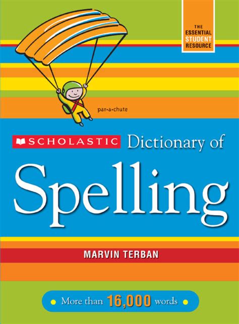 scholastic dictionary of spelling PDF