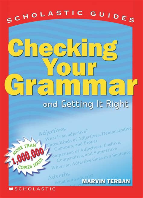 scholastic guide checking your grammar scholastic guides Kindle Editon