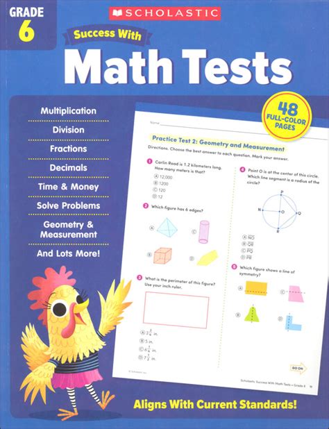 scholastic success with math tests grade 6 scholastic success with workbooks tests math PDF