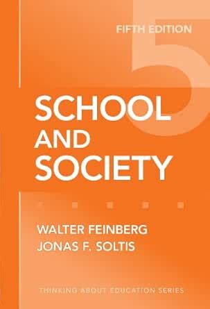 school and society fifth edition thinking about education PDF