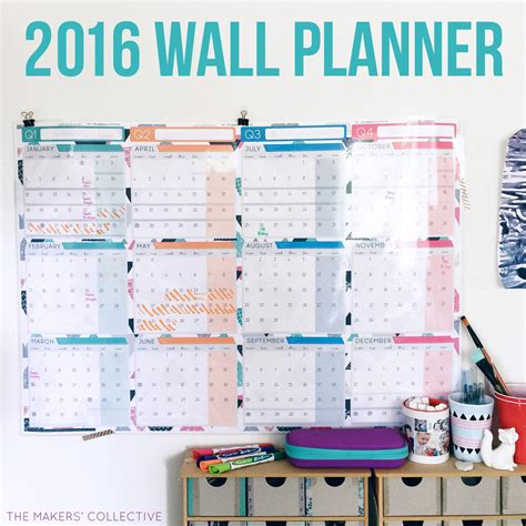 school days 2016 wall planner calendar Doc