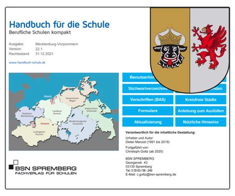 schulrecht f r berufsbildende schulen mecklenburg vorpommern Doc