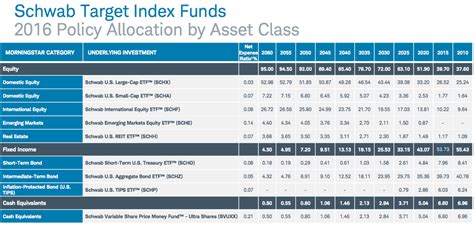 schwab 2010 target index fund