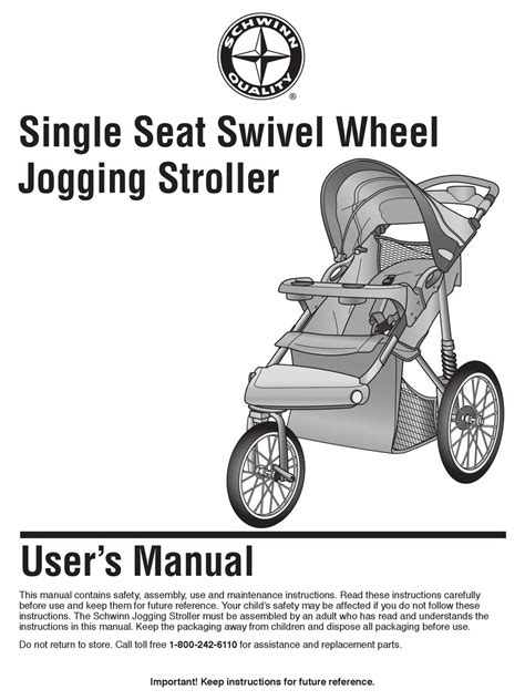 schwinn strollers user manual Epub