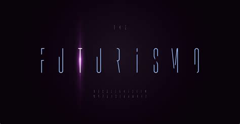 sci-fi tech style fonts thin