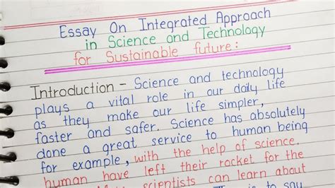 science and future essay PDF