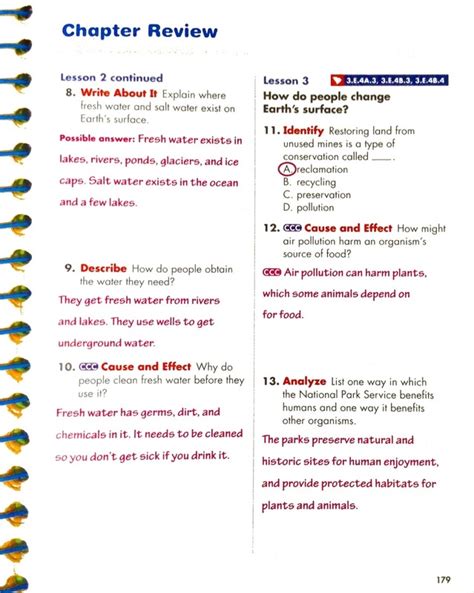 science chapter 4 review answers PDF