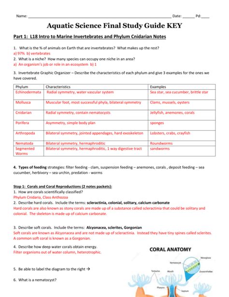 science final exam study guide Doc