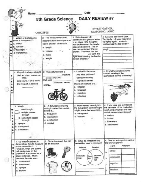 science-daily-review-grade-5 Ebook PDF