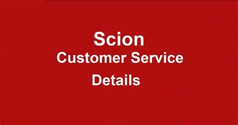 scion customer service number PDF