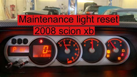 scion xb maintenance light flashing Doc