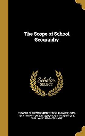 scope school geography rudmose brown Kindle Editon