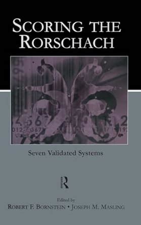 scoring rorschach validated personality psychology PDF