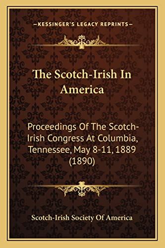 scotch irish america proceedings congress tennessee Doc