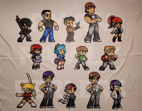 scott pilgrim vs the world videos sprites