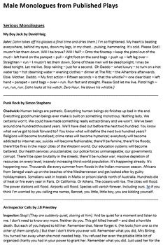 scottish monologues for men Doc