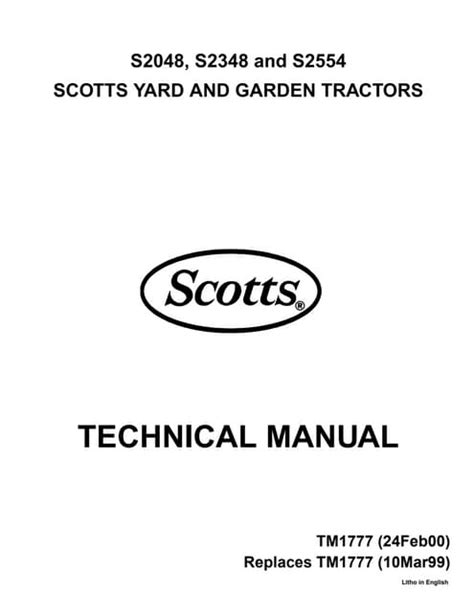 scotts s2348 service manual Reader