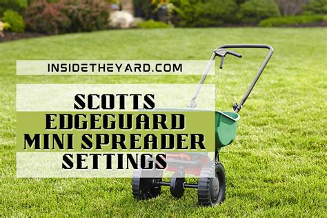 scotts spreader settings for 10-10-10 fertilizer