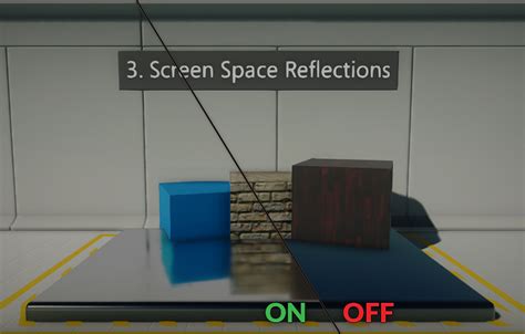 screen space reflections