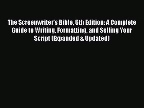 screenwriters bible pdf Kindle Editon