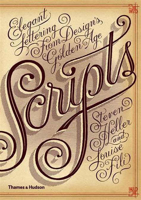scripts elegant lettering from designs golden age Reader
