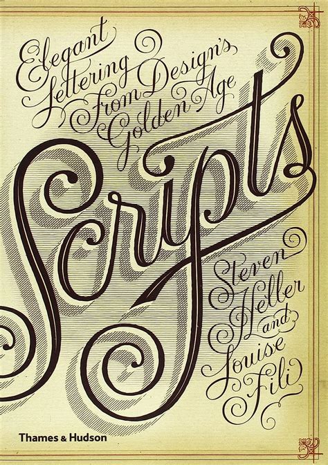 scripts elegant lettering from designs golden age Reader