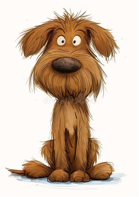 scruffy dog cartoon