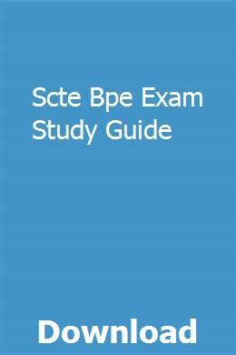 scte bpi study guide Ebook Kindle Editon