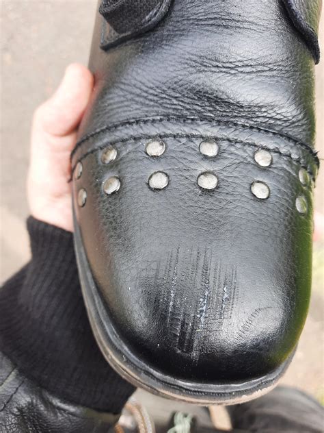 scuffed boots