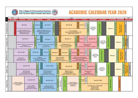 scuhs academic calendar