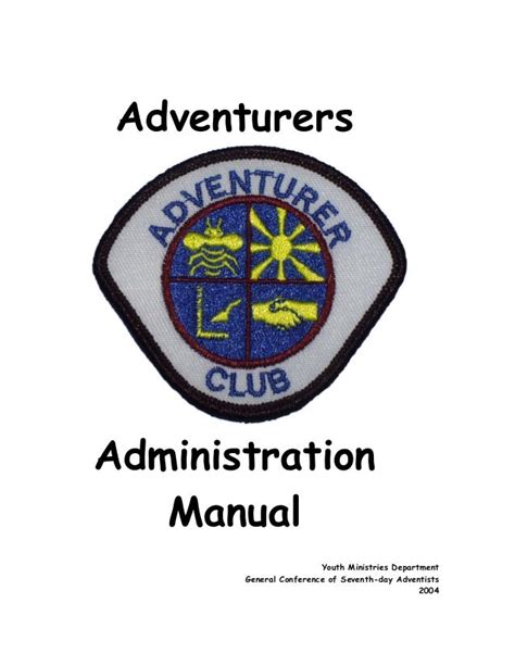 sda adventurer club manual Kindle Editon