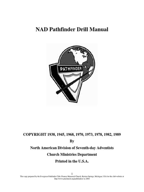 sda pathfinder drill manual Doc