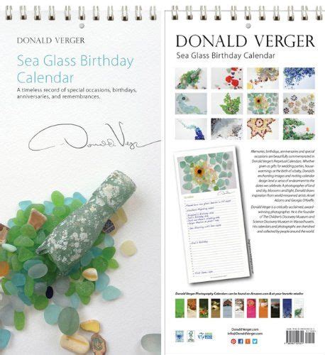 sea glass birthday and anniversary perpetual wall or desk calendars Epub