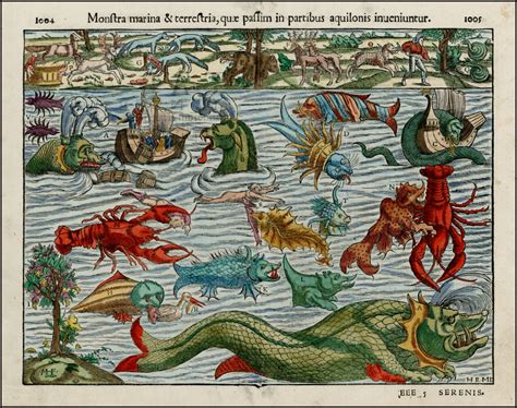 sea monsters on medieval and renaissance maps Kindle Editon