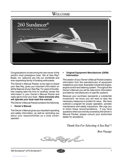 sea ray engine manual Epub
