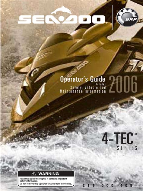 seadoo rxp manual Epub