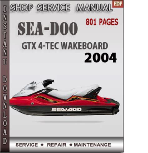 seadoo service manual 2004 Doc