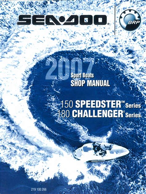 seadoo speedster 2007 manual Reader