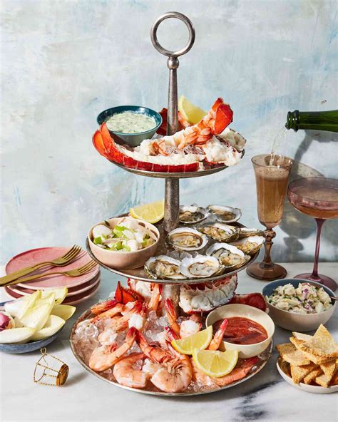 seafood tower platter