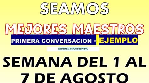 seamos mejores maestros de esta semana